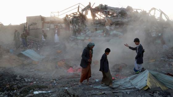 ضحايا غارات التحالف في اليمن