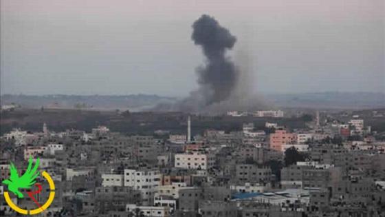 غارات صهيونية استهدفت مواقع في قطاع غزة